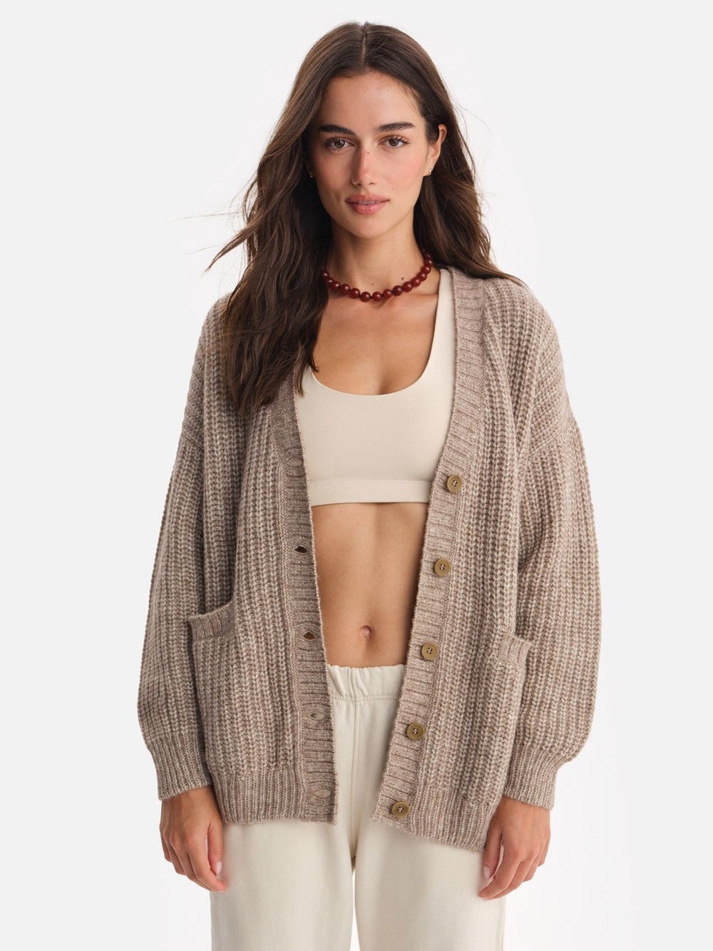 Mate the Label Organic Alpaca Cardigan Sweater